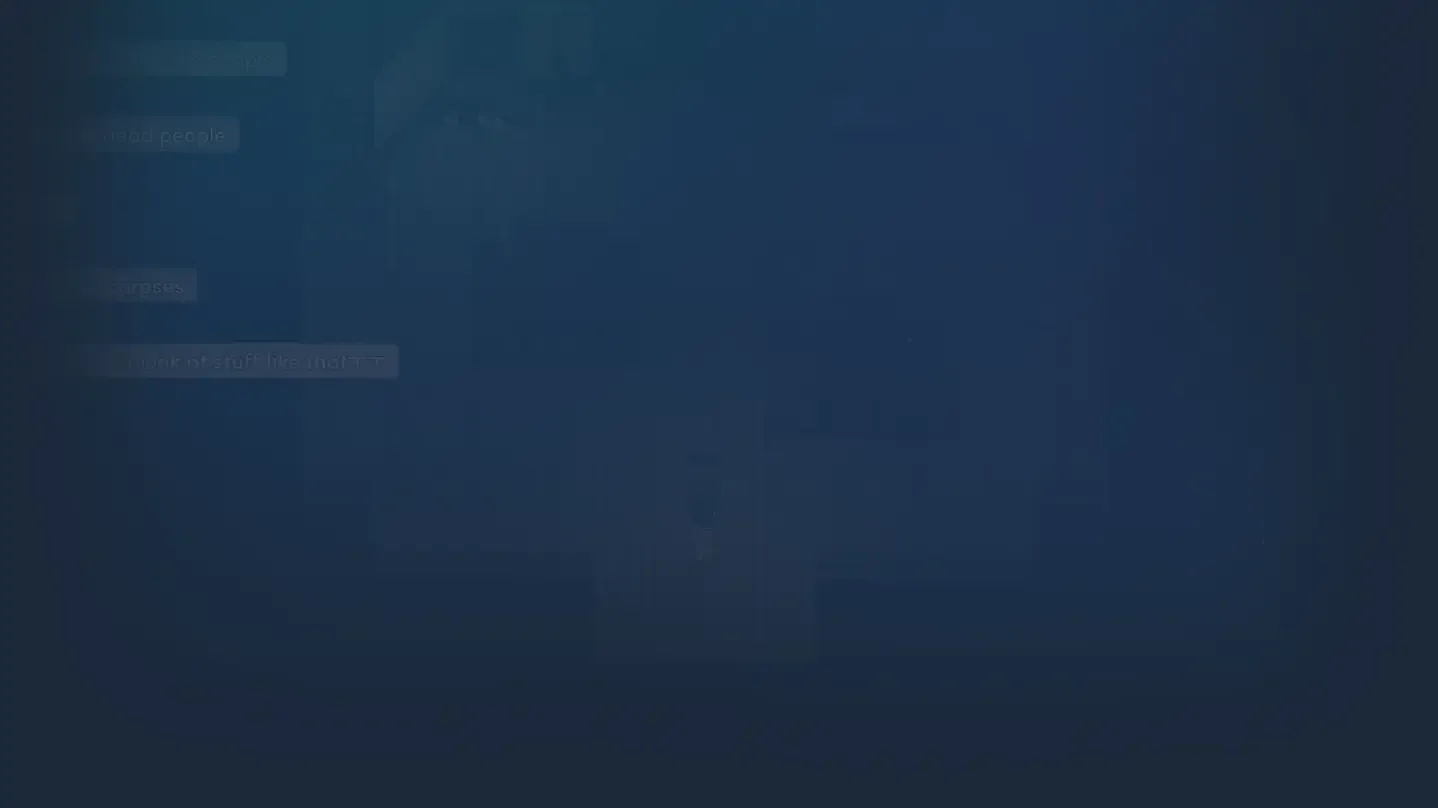 孤毒直播 : 深：Dark blue-tinted gameplay/chat source file,nonsexual but very low legibility; do not claim unreadable handbook solutions