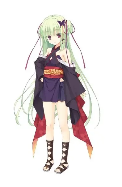 千恋万花：绿发角色的完整服装立绘